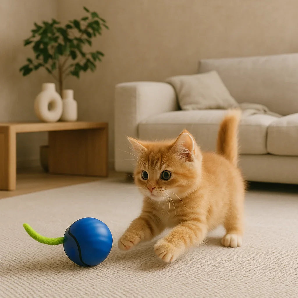 CrazyTail ™ - Interactieve kattenbal