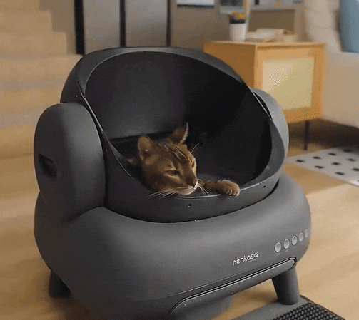 MeowMatic Litter Robot 4 – Automatische Kattenbak met Geurverwijdering en Appfunctie