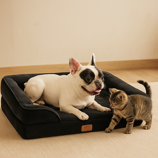 Orthopedisch Hondenbed Met Stevig Schuim Comfort Voor Senior Honden - PawNest