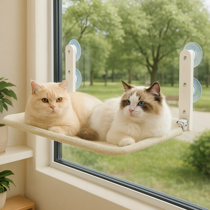 CatNap ™ - Kattenhangmat raam
