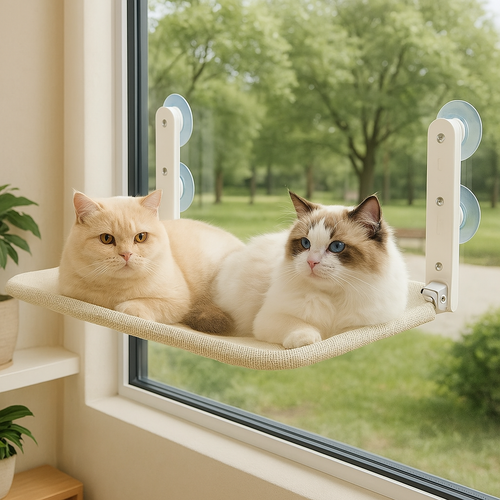 CatNap ™ - Kattenhangmat raam