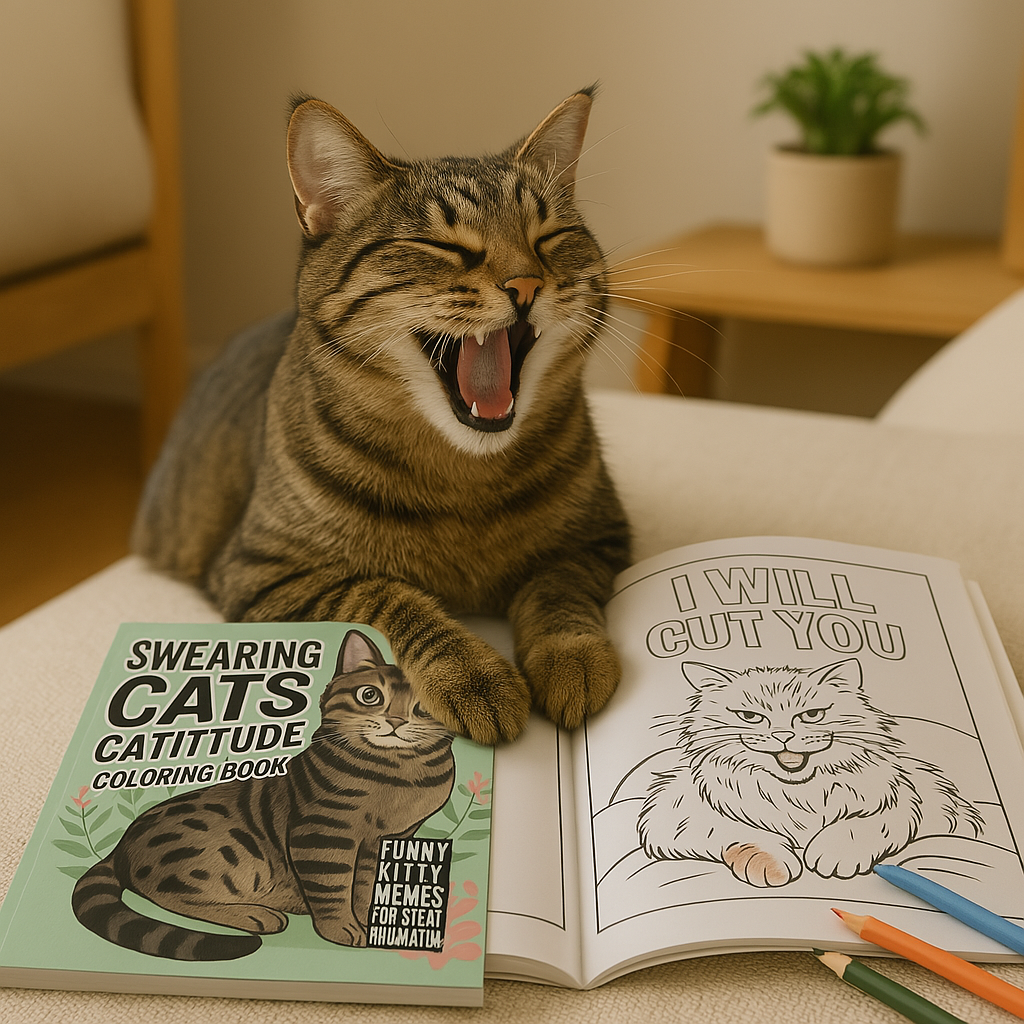 CatMemes ™ - Grappig kleurboek
