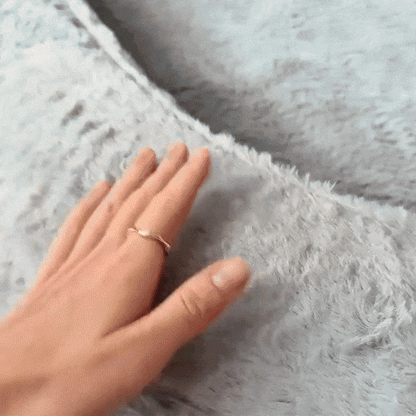 Hondenbed voor Mensen – Oversized Pluche Loungebed met Memory Foam Ondersteuning