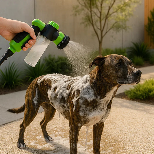 Hondendouche Met Zeepdispenser En 8 Waterstanden - Pup Jet