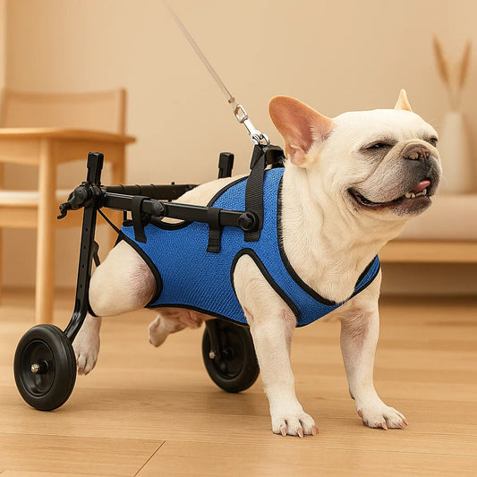 Verstelbare Hondenrolstoel – Lichtgewicht Mobiliteitshulp voor Revalidatie en Letsel