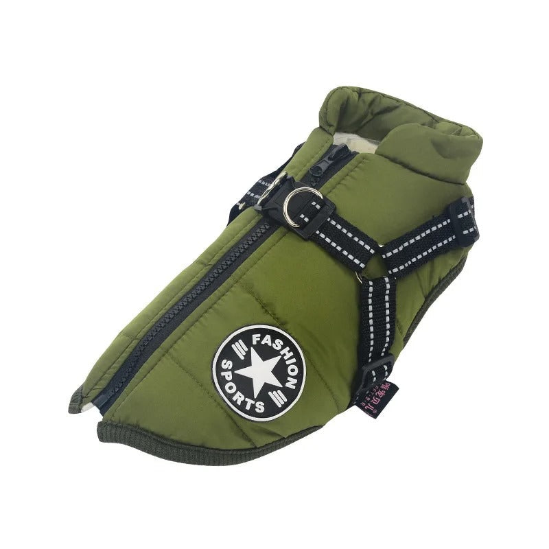 Hondenjas Waterdicht & Warm Regenjas Voor Winterwandelingen - PupGuard